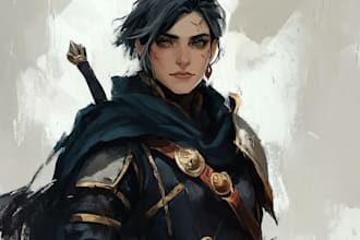 draw your d and d character and oc