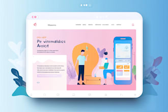 design flat vector illustration website and app