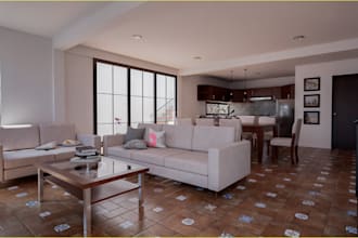 model 3d modern villa exterior, lobby design, facade, homestylist, cgi rendering