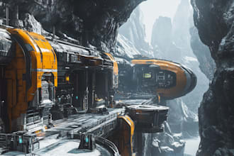make an illustration of futuristic cyberpunk city