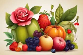 draw a botanical illustration for you