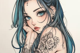 design a chinese or japanese calligraphy tattoo for you