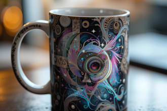 create custom coffee mug designs with amazing typography