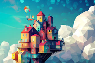 design a low poly illustration for you
