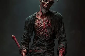 do dark art fantasy horror character