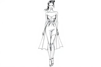 draw a fashion illustration or sketch