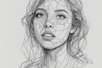 draw a pretty wpap or abstract pop art portrait of you