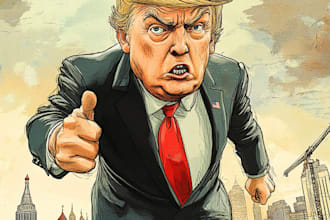 illustrate your political cartoon