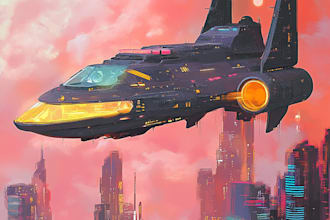 make an amazing sci fi spaceship or design for you
