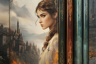 design professional history, romance, fantasy book cover, ebook cover design