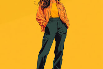 draw a cover art or comic cover art