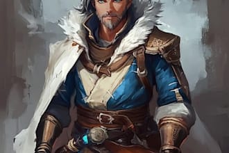 do dnd character art and dnd character illustration