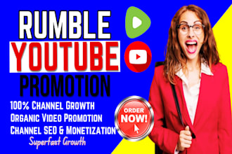viral youtube video promotion USA rumble promotion video marketing channel SEO
