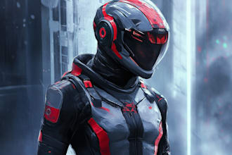 create your star wars sci fi character art