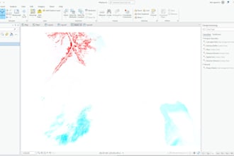 process and analyze geospatial data using arcgis, qgis, and envi