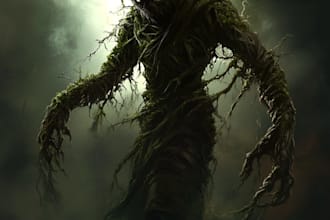 make a dark horror and fantasy horror character