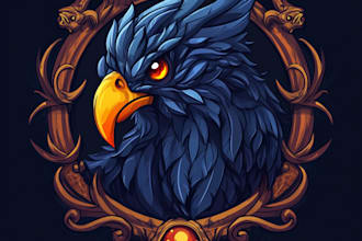 design unique medieval, fantasy, rpg, mmorpg game