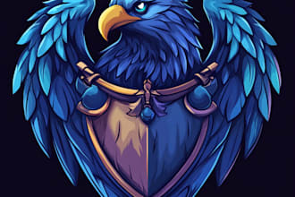 make logo for american football, rugby and fantasy football
