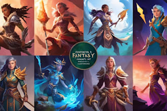 do concept art and illustrations for your games and books