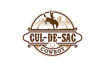 create high quality and beautiful cow boy logo design