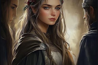 do  create fantasy character artwork