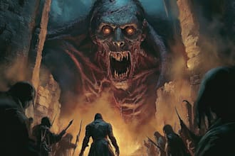 make  fantasy horror  book cover , and mystery book covers
