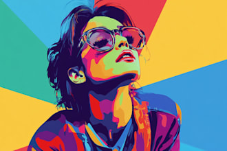 make a beautiful wpap pop art portrait