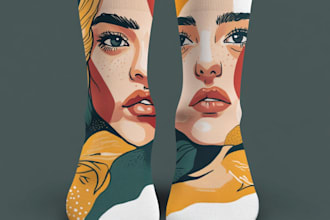 create unique socks design for your brand