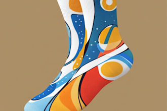 make a unique sock designs for you