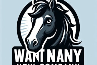 do wonderful horse mascot logo face outline black with express delivery
