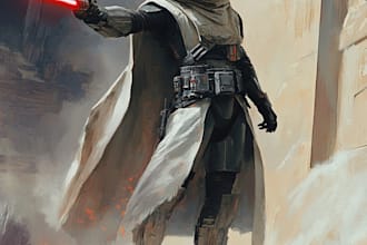 draw sci fi, star wars, spaceship, character concepts