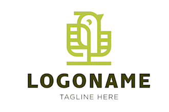 design leaf logo for your garden, farm or plant