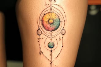 draw custom tattoo design, realistic