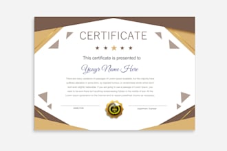 create best elegant and modern certificates