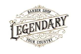 do professional barber and barber shop logo