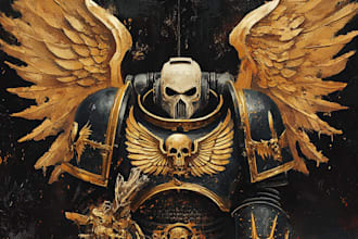 make a warhammer illustration