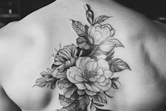 draw your amazing custom tattoo design
