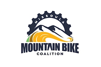 design a modern and creative mountain bike logo for you