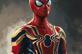 make you as a superhero marvel or dc character