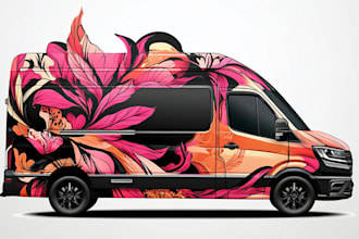 do  custom car wrap, van wrap, truck wrap, trailer wrap