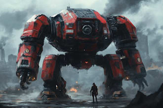 create amazing sci fi, characters, mechs, and creatures