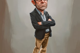 draw your awesome political cartoon art