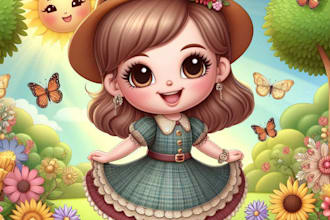 draw you cartoon business logo or avatar