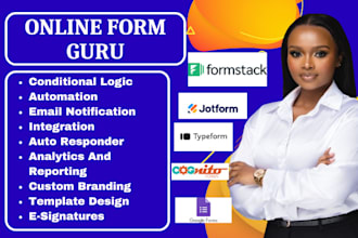 create smart and responsive forms on formstack typeform jotform google form