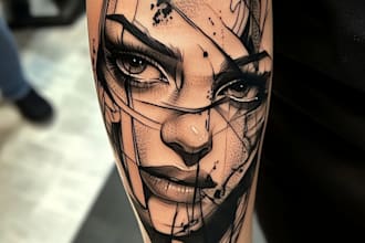 draw your tattoo design with a real tattoo artist