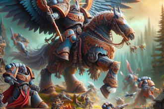 make you as favorite space marine 40k warhammer art