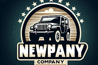 do make jeep silhouette logo style with express delivery