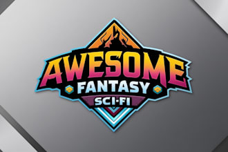 design awesome rpg fantasy or sci fi logo for you