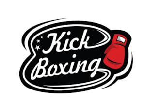 make kick boxing and martial arts logo