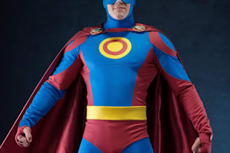 draw  premium superhero caricature character